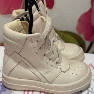 Rick Owens Baby Geobasket High-Top Sneakers